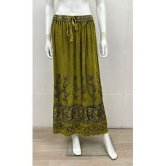 long rayon skirt